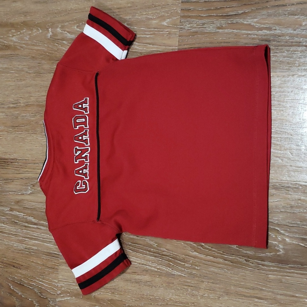 (4) Canada Athletics Youth Olympics Team Canada Jersey Maple Leaf Logo - Picture 6 of 7